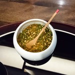 手打そば むらやま - ◎青海苔が香る入った七味