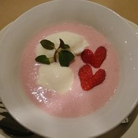 トラットリア・アルベロ - いちごのパンナコッタ