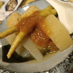 わいわい - みそと生姜のおでん