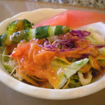 レストラン山水 - サラダ（洋風ドレッシング）