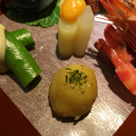 まる富 - 新じゃがバター煮