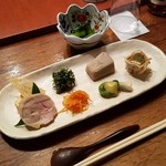 「高尾三昧」の前菜八種