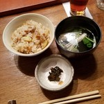 ろくざん亭 - 御食事、新じゃがの炊き込みご飯