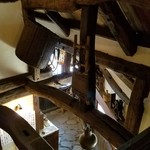 ろくざん亭 - ２階から見下ろした吹き抜け