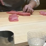 THE ARAKI - トロ握りの準備