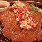 Meat & Tavern CHILL HOUSE - 信州吟醸豚のフィレカツ オリジナルサルサベルデソース付き(¥1,350)