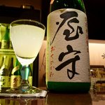 銀の雪 - おくのかみ純米おりがらみ生