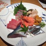 季節料理かたやま - お造りの盛り合わせ