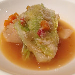 インカント - 豚の色々な部位のサルシッチャと縮緬キャベツのカッソエウラ