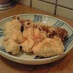 うどん 丸香 - かしわ天とちくわ天