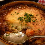 Le Bol - 牛肉とマッシュポテトの田舎風グラタン“パルマンティエ”（断面）