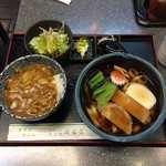 Maruka - きしめん+ミニカレー丼セット950円