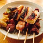 Yakitori Hinadori - 盛り合わせ（550円）