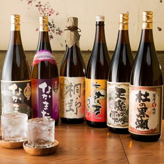 こだわりの焼酎！日本名酒に選ばれたお酒も取り揃え