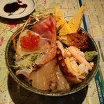 万葉 - 海鮮丼_並