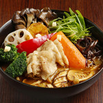 Kamifurano pork shabu-shabu and 7 kinds of mushrooms in the forest