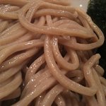 つけ麺 五ノ神製作所 - 海老味噌つけめん　麺のどアップ