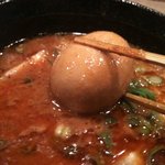 つけ麺 五ノ神製作所 - 海老味噌つけめん　味玉入り　の味玉