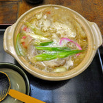 みのや - ひもかわ味噌煮込み