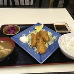 福助 深江店 - カキフライ定食950円