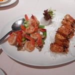 Lei Garden Restaurant - 海老の頭の揚げたのと身を炒めたの