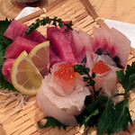 竹庭TOMORI - 伊勢湾鮮魚の三点盛り