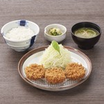 Fillet bite cutlet set meal