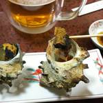 大衆酒場 まるちゃん - サザエのつぼ焼き、