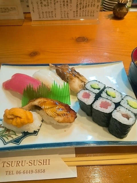 鶴すし 土佐堀店 渡辺橋 寿司 食べログ