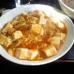 中国菜館 生駒軒　 - 麻婆丼セット\850の麻婆丼（ごはんの量は多い）味うすい！