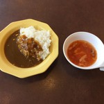 ヴィクトリアステーション - カレーはさらさら、トマトチリスープ美味しい。