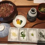 飛騨牛料理 田中 - 飛騨牛ひつまぶし　霜降り2900円