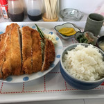 ラーメンとかちや - チキンカツ定食