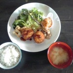 空の木ガーデン・カフェ - コロッケ定食：９００円（税込）【２０１７年３月撮影】
