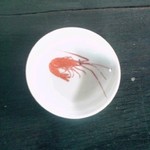 空の木ガーデン・カフェ - がっこ（漬物）が乗っていた小皿【２０１７年３月撮影】