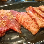 川崎名物 炭火焼肉 食道園 - カルビ＆ロースランチ