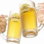 お好み焼てっちゃん -  キンキンに冷えた生ビール