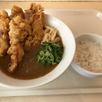 本町製麺所 - 鶏天カレーうどん800円（税込）　※ミニご飯付き