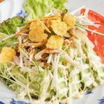 吉鳥サラダ ＜特製蒸し鶏入り＞