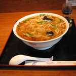 大黒PA ベイサイドレストラン - サンマー麺は、トレーで提供