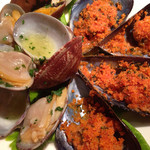 アンティパストの貝