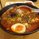 大名ちんちん - 麻担麺 4辛☆☆　880円＋40円
担々麺と麻婆豆腐の最強コラボ