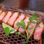 とんかつ マンジェ - イベリコ豚のロース　３２００円