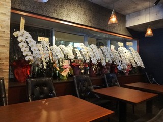 Cafe&Bar Profit - 祝花の胡蝶蘭が一杯！