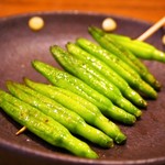 天満炭火焼鳥わっちょい - 金針菜