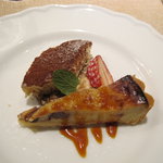 オステリア カッパ - デザート　ティラミスとゴルゴンゾーラの・・・・