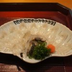 古賀 - お造り　2品目ふぐ刺し