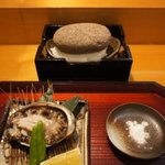 古賀 - 焼き物　あわびの石焼