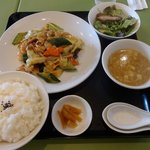 麗華 - ２０１７／３　豚肉の四川風炒め