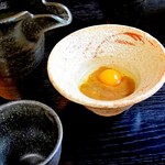 このわたは鶉たまごを添えて